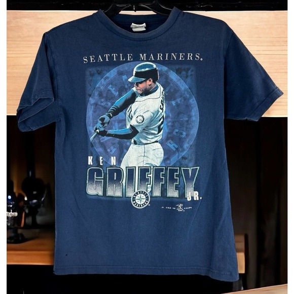 Sport Attack Other - Vintage 1999 Ken Griffey Jr MLB Seattle Mariners T Shirt Medium Short Sleeve